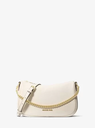 Bolso bandolera convertible mediano Carmela de piel granulada