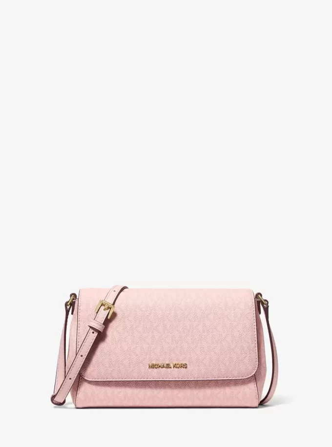 Bolso bandolera convertible mediano con logotipo Bolso bandolera convertible mediano con logotipo