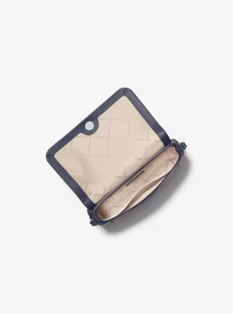 Bolso bandolera convertible mediano con logotipo de la firma