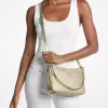 Bolso bandolera convertible mediano Jet Set con logotipo metálico de la firma