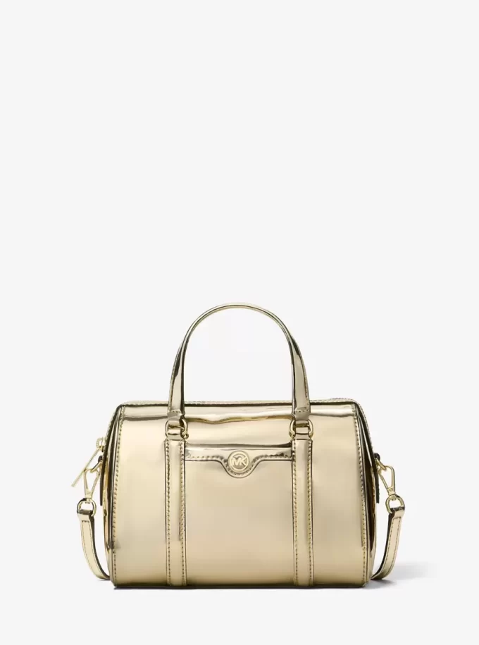Bolso bandolera convertible metálico pequeño Jet Set Bolso bandolera convertible metálico pequeño Jet Set