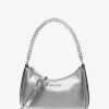 Bolso bandolera convertible metálico pequeño Jet Set Travel Bolso bandolera convertible metálico pequeño Jet Set Travel