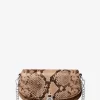 Bolso bandolera convertible Mila pequeño con estampado de serpiente Bolso bandolera convertible Mila pequeño con estampado de serpiente