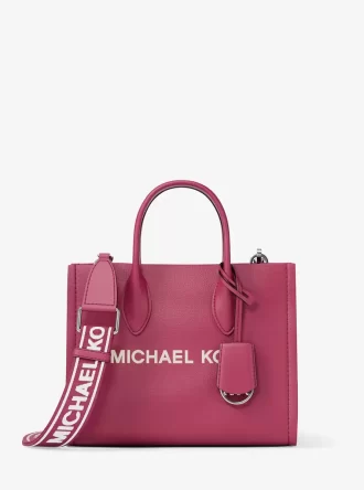 Bolso bandolera convertible Mirella pequeño de piel granulada