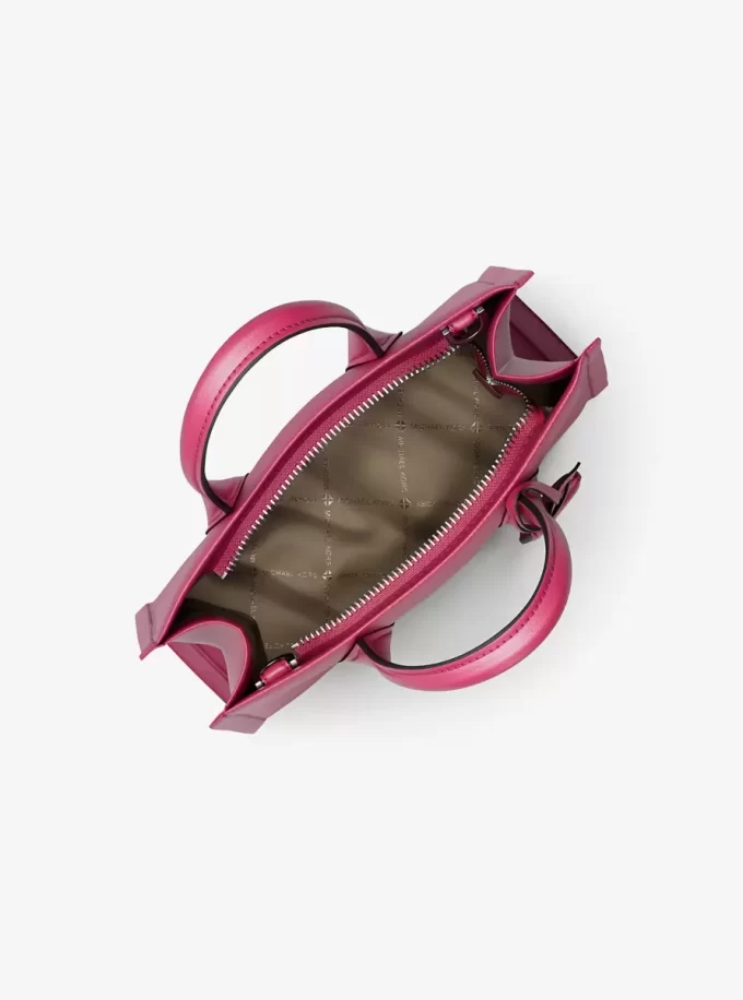 Bolso bandolera convertible Mirella pequeño de piel granulada Bolso bandolera convertible Mirella pequeño de piel granulada