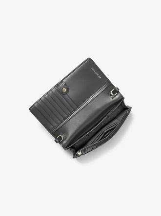 Bolso bandolera convertible para smartphone Jet Set Small de piel granulada