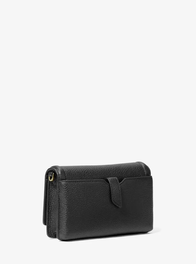 Bolso bandolera convertible para smartphone Jet Set Small de piel granulada