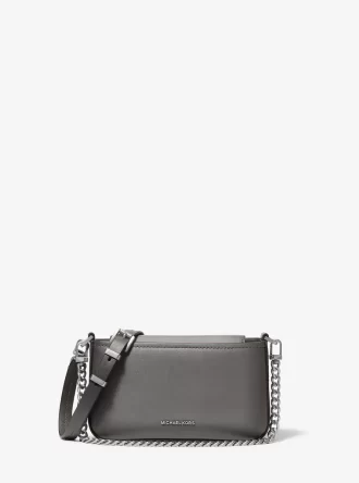 Bolso bandolera convertible pequeño Bryant de piel bruñida
