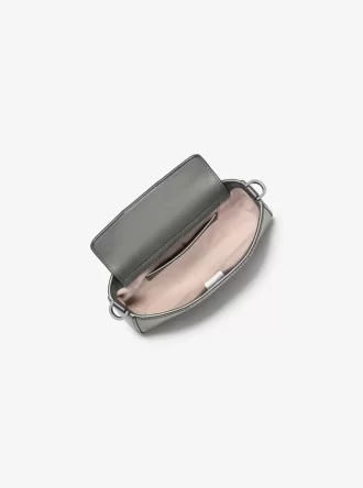 Bolso bandolera convertible pequeño Bryant de piel bruñida