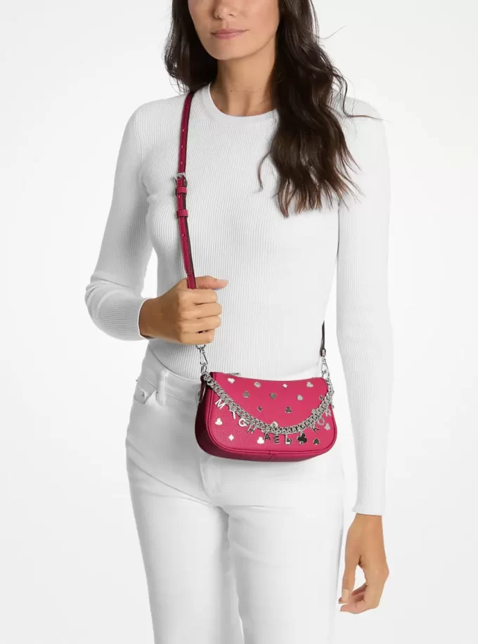 Bolso bandolera convertible pequeño con adornos Carmela Bolso bandolera convertible pequeño con adornos Carmela
