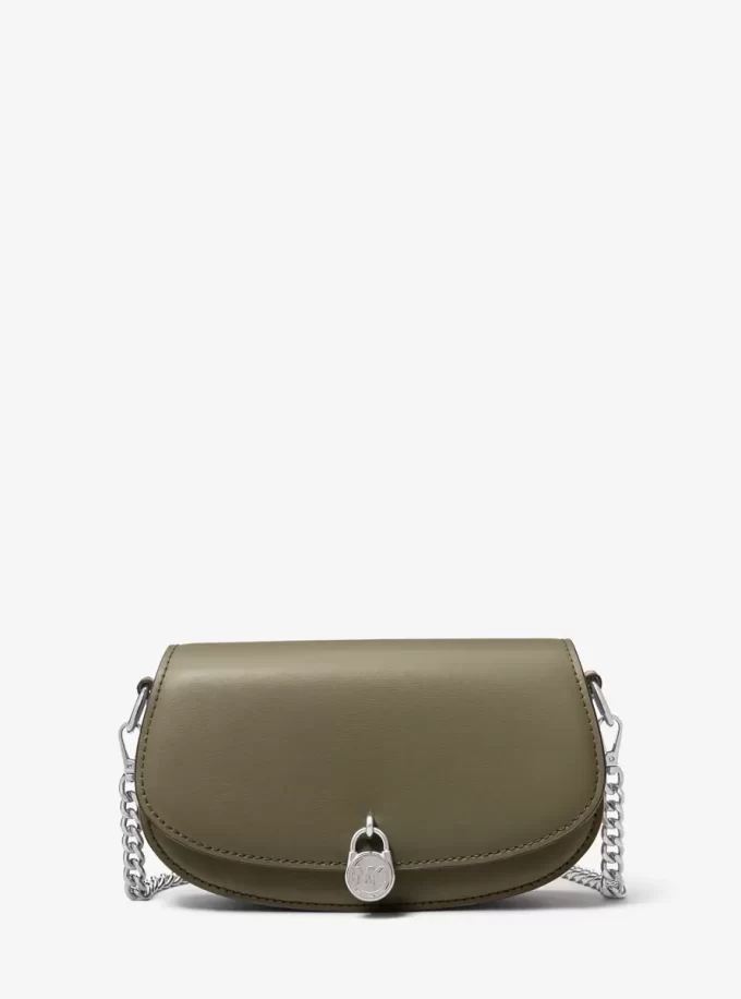 Bolso bandolera convertible pequeño de piel Mila Bolso bandolera convertible pequeño de piel Mila