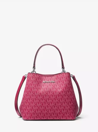 Bolso bandolera convertible Pratt Small Signature Logo
