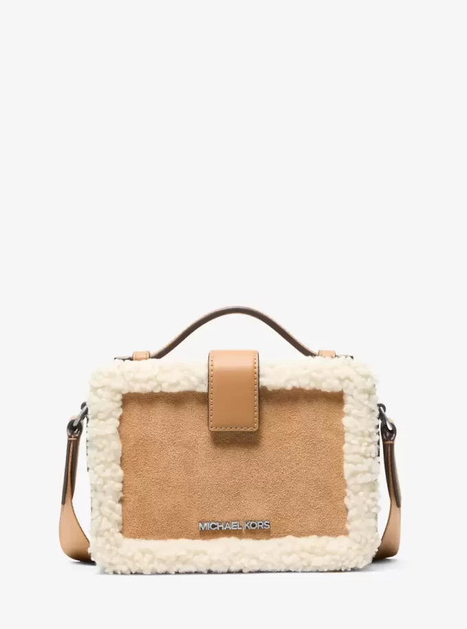 Bolso bandolera Cooper de ante y sherpa Bolso bandolera Cooper de ante y sherpa