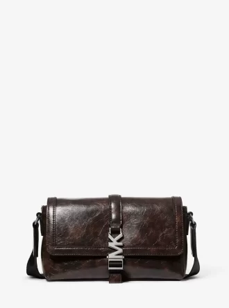 Bolso bandolera Cyrus pequeño con efecto desgastado