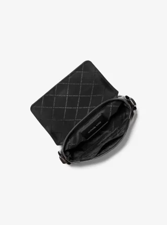 Bolso bandolera Cyrus pequeño con efecto desgastado