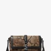 Bolso bandolera Cyrus pequeño con relieve de serpiente Bolso bandolera Cyrus pequeño con relieve de serpiente