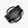 Bolso bandolera de lona Jet Set Medium Patent Logo Rebossed Bolso bandolera de lona Jet Set Medium Patent Logo Rebossed