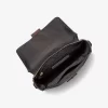Bolso bandolera de piel bruñida con el logotipo de Colby en relieve Bolso bandolera de piel bruñida con el logotipo de Colby en relieve