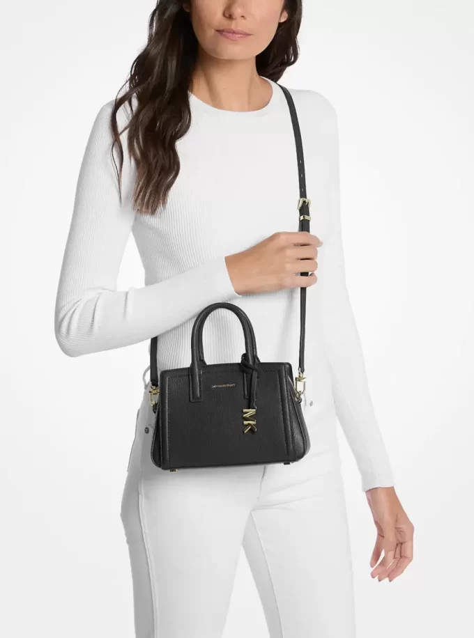 Bolso bandolera de piel extrapequeño Laila Bolso bandolera de piel extrapequeño Laila