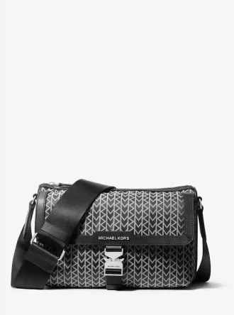 Bolso bandolera Eli MK2000 con logotipo en jacquard