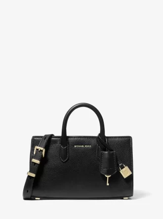 Bolso bandolera extrapequeño de piel Scarlett