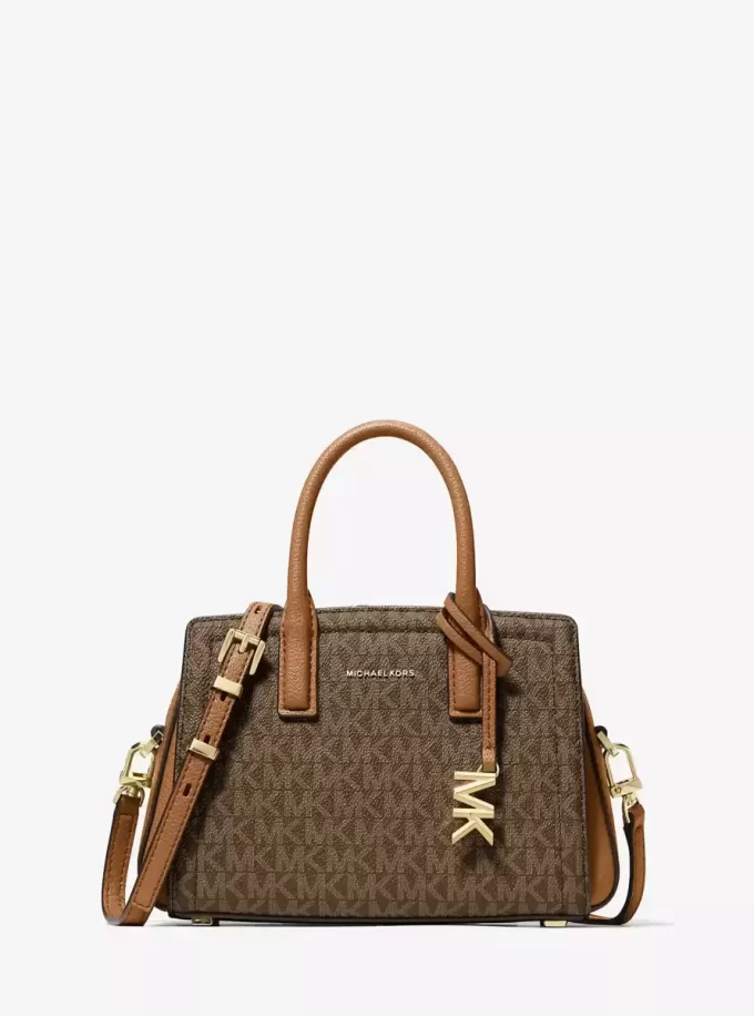 Bolso bandolera extrapequeño Laila con logotipo de la firma Bolso bandolera extrapequeño Laila con logotipo de la firma