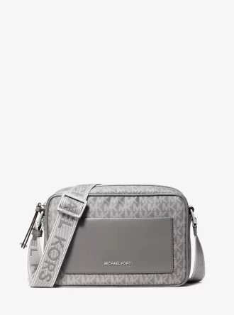 Bolso bandolera grande con el logotipo de la firma estampado Jet Set