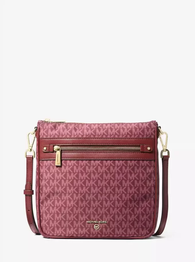Bolso bandolera grande con estampado del logotipo de Jet Set Bolso bandolera grande con estampado del logotipo de Jet Set