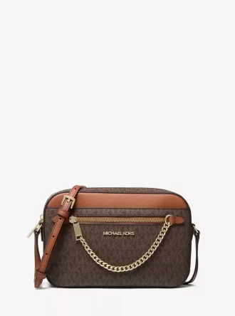 Bolso bandolera grande con logotipo Jet Set