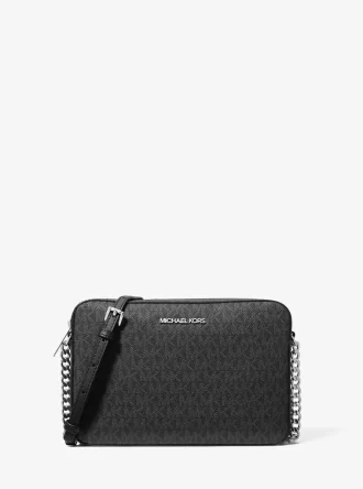 Bolso bandolera grande con logotipo Jet Set