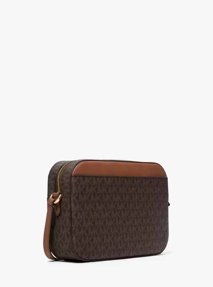Bolso bandolera grande con logotipo Jet Set Bolso bandolera grande con logotipo Jet Set