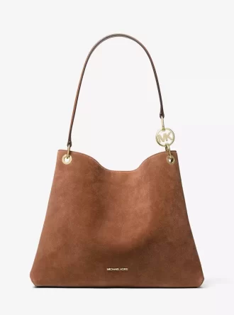 Bolso bandolera grande de ante Christina