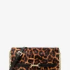 Bolso bandolera grande de pelo de becerro con estampado de leopardo de Carson Bolso bandolera grande de pelo de becerro con estampado de leopardo de Carson