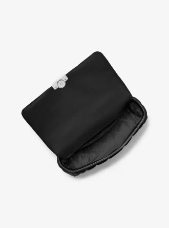 Bolso bandolera grande de piel acolchada Tribeca