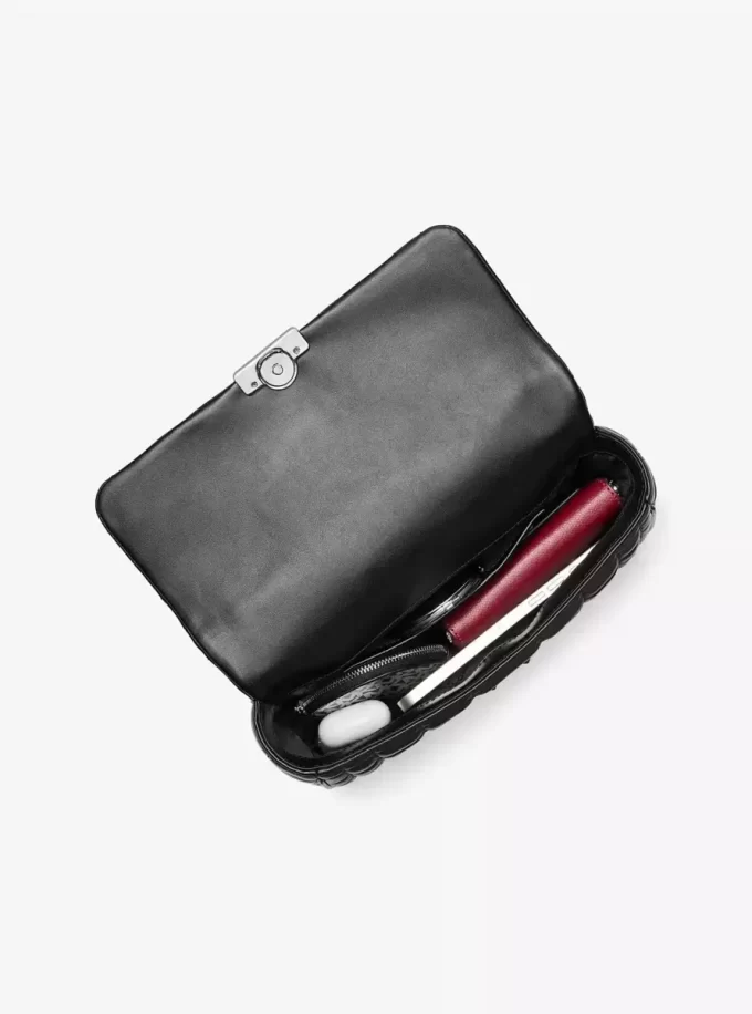 Bolso bandolera grande de piel acolchada Tribeca Bolso bandolera grande de piel acolchada Tribeca