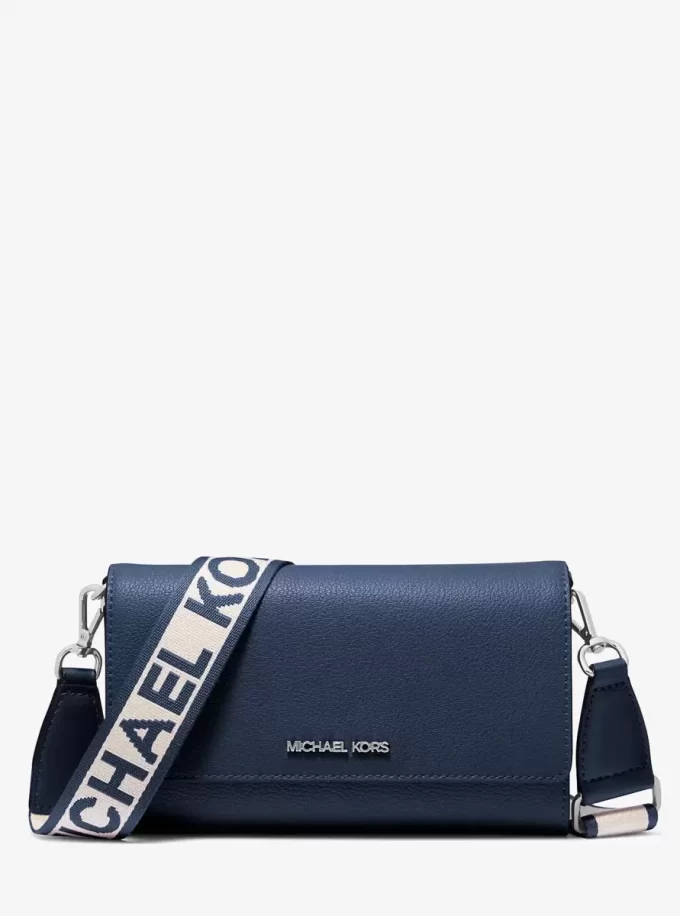 Bolso bandolera grande de piel Jet Set Bolso bandolera grande de piel Jet Set