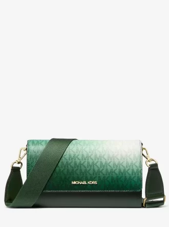 Bolso bandolera grande Jet Set con logo de la firma ombré