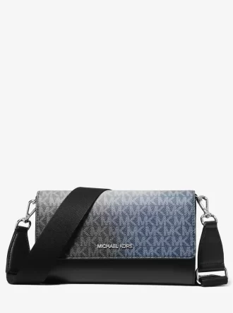 Bolso bandolera grande Jet Set con logo de la firma ombré