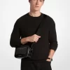 Bolso bandolera Hudson de piel con ojales Bolso bandolera Hudson de piel con ojales
