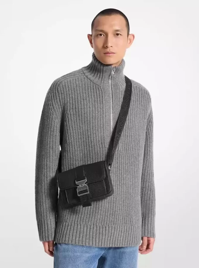 Bolso bandolera Hudson de piel granulada Bolso bandolera Hudson de piel granulada