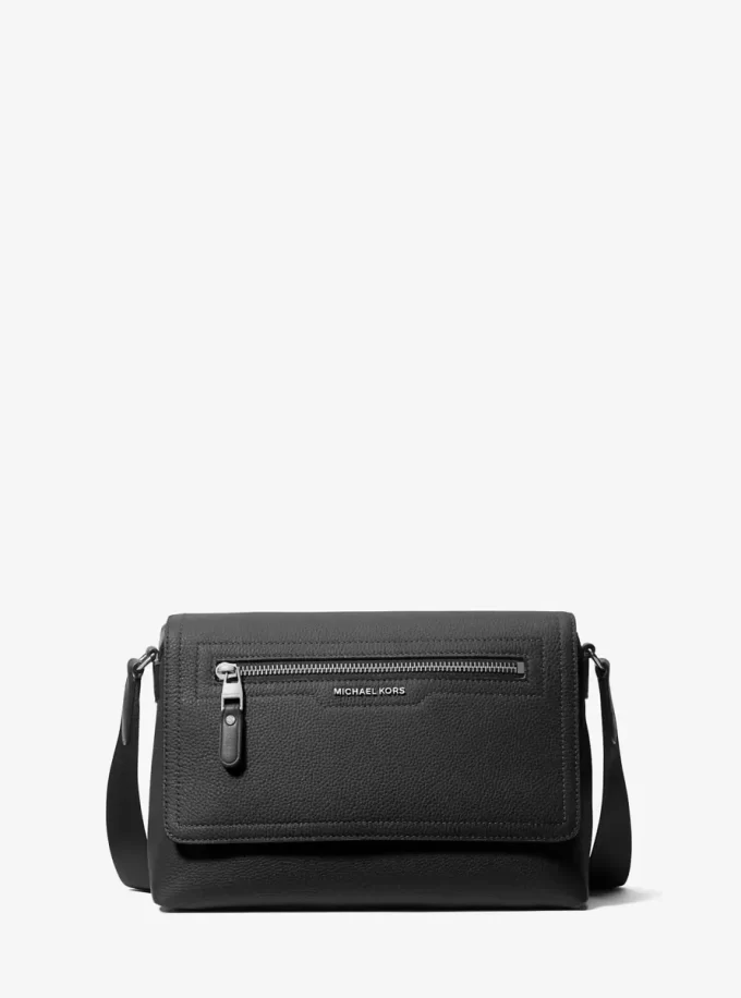 Bolso bandolera Hudson pequeño de piel granulada Bolso bandolera Hudson pequeño de piel granulada