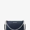 Bolso bandolera Jet Set mediano de piel saffiano