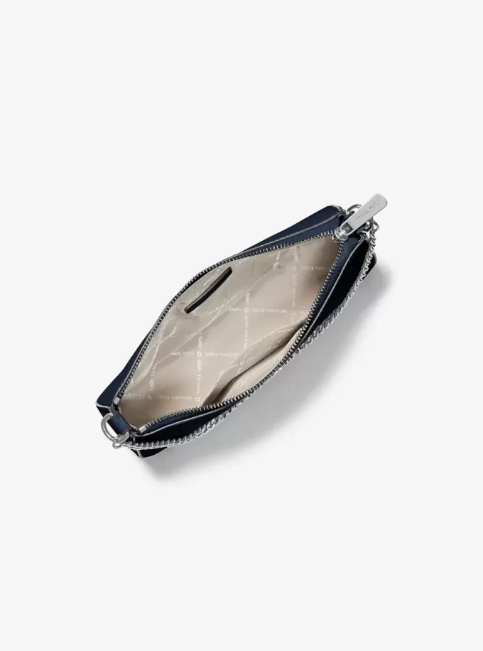 Bolso bandolera Jet Set mediano de piel saffiano