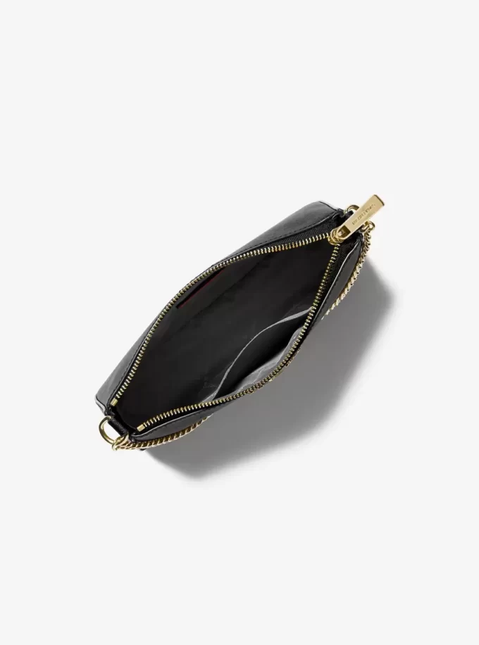 Bolso bandolera Jet Set mediano de piel saffiano