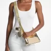 Bolso bandolera Jet Set pequeño con logotipo metálico grabado y estuche para Apple AirPods Pro®