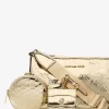 Bolso bandolera Jet Set pequeño con logotipo metálico grabado y estuche para Apple AirPods Pro®