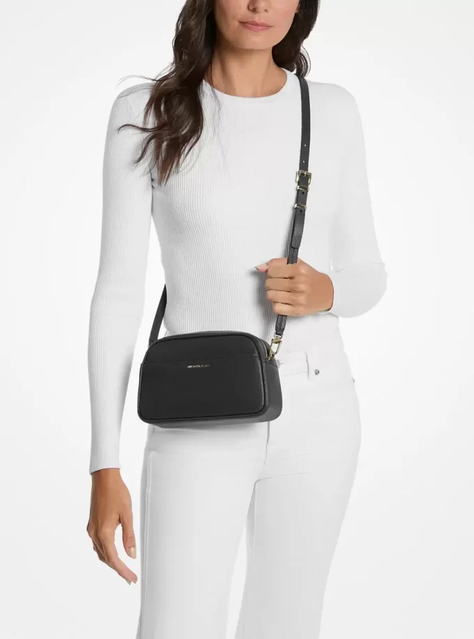 Bolso bandolera Jet Set pequeño de cuero para cámara Bolso bandolera Jet Set pequeño de cuero para cámara