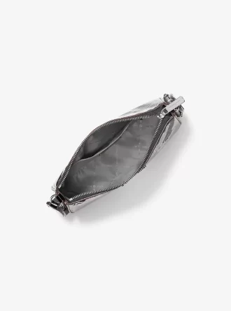 Bolso bandolera Jet Set Small con logotipo de patente grabado y estuche para Apple AirPods Pro®.