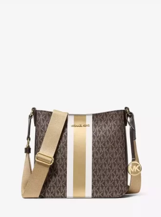 Bolso bandolera Jet Set Small Signature Logo Stripe
