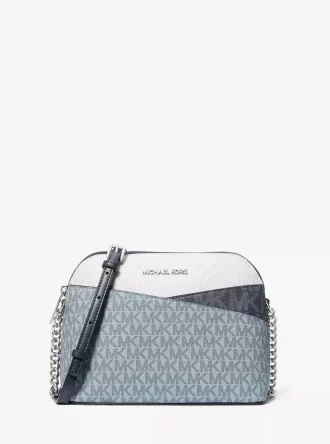 Bolso bandolera Jet Set Travel con logotipo de la firma y bloques de color